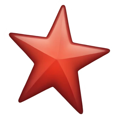 vector red star sticker