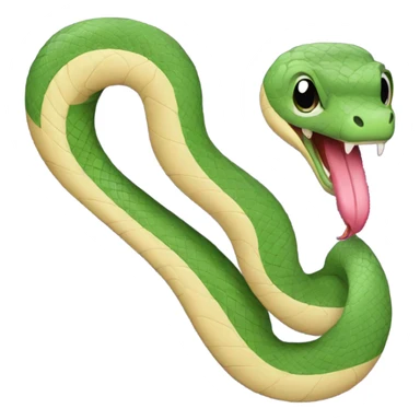 snake with fashion ba sticker
