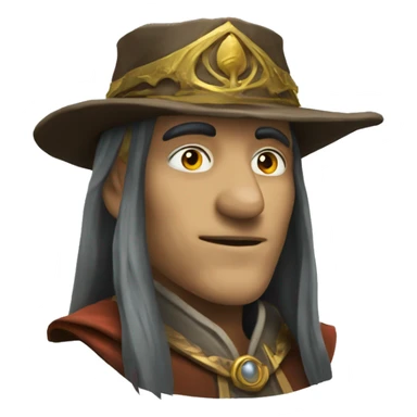 athas menethil with a hat sticker