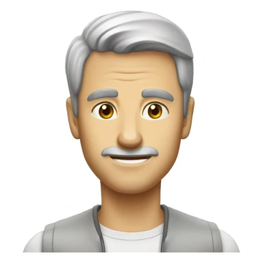 белый бишон фризе sticker