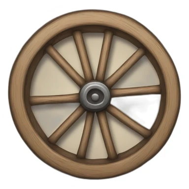 wagon wheel sticker