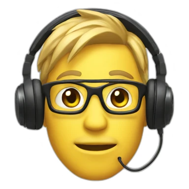 gamer headphones sticker