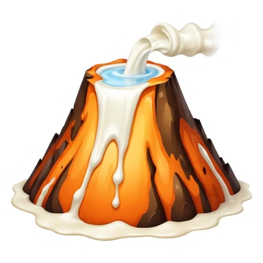 🥛 🌋 sticker