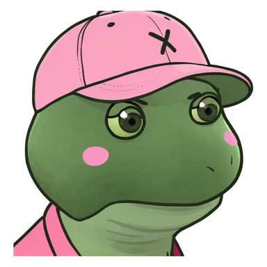 pink spam artist sticker