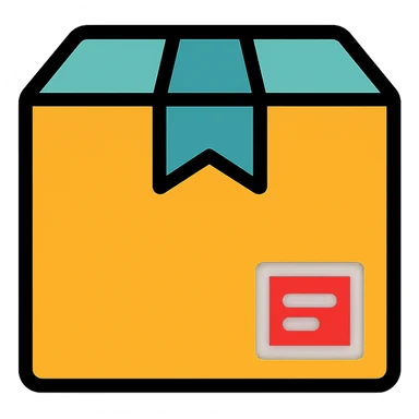 mailing box icon sticker