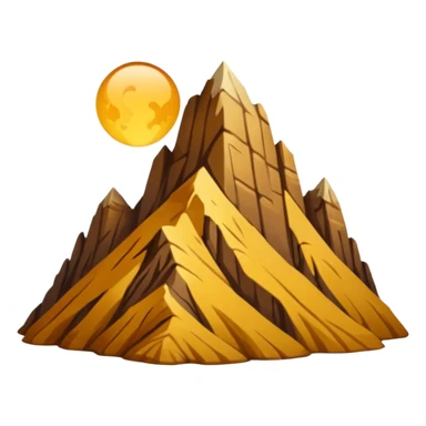 
una mezcla de sol + montaña + caminante estilo petroglifo sticker