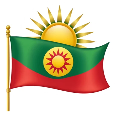 Kürdistan flag sticker