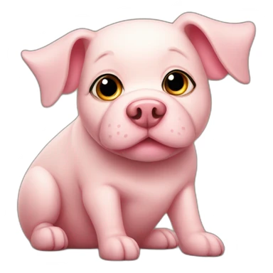 piggy doggy sticker