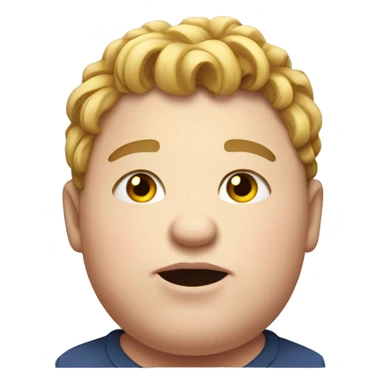 obese kid named ronan sticker