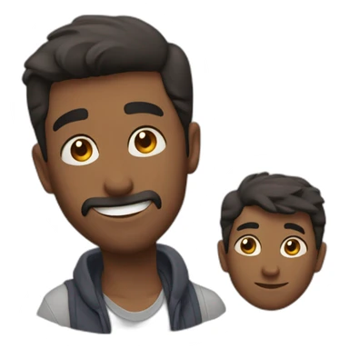 Aman loves Biju sticker