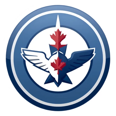 Winnipeg jets logo sticker