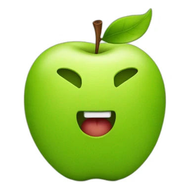 Mavrin and apple sticker