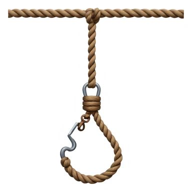 hanging rope noose sticker