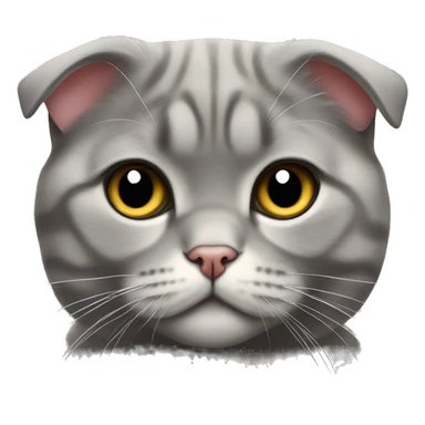 Scottish Fold gray Tommy Hilfiger sticker