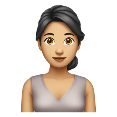 Une femme cambodgienne jeune  sticker