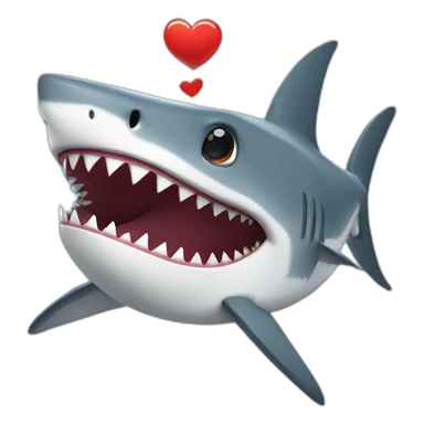 shark in love sticker