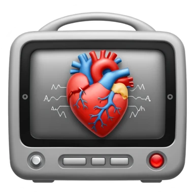 Cardiovascular ultrasound sticker