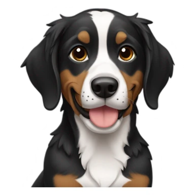 2 cachorros pretos sticker