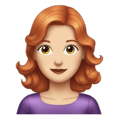 Audrey fleurot in purple with foil sticker