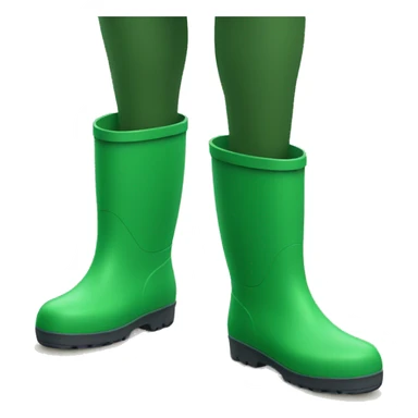 Green wellies sticker