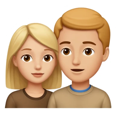 two people talking to eachother sticker