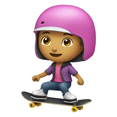 Raposa de skate sticker