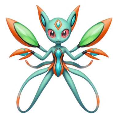 Meloetta-Deoxys-Celebi-Pokémon-Fakémon-fusion-hybrid-creature sticker