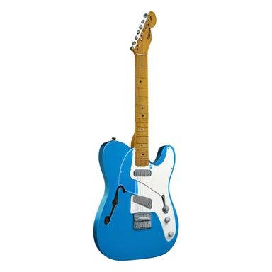 Blue fender telecaster  sticker