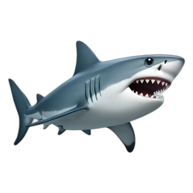 Shark with a non sticker