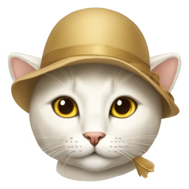 gatto con una cloche sticker