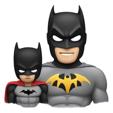 batman and spiderman sticker