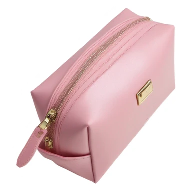 pink aesthetic cosmetic bag sticker