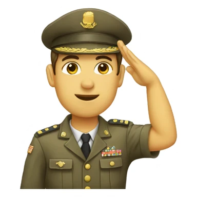 People who salute sticker