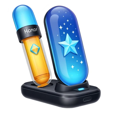 Honor phone with Magic Capsule sticker