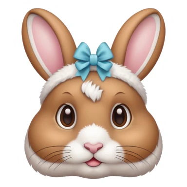 Coelho de laço sticker