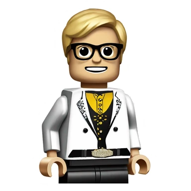 ELTON JOHN lego full body sticker