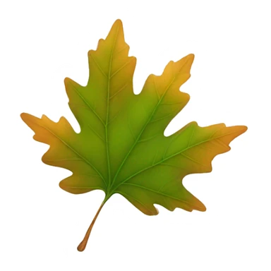 leaves flying sticker