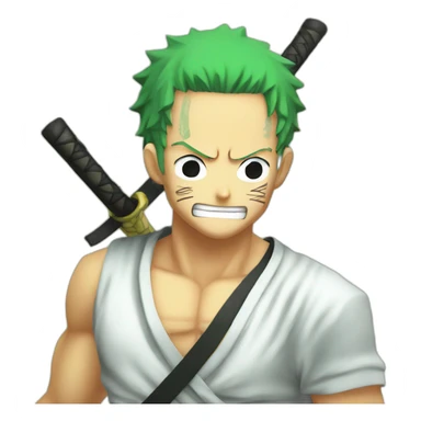 Zoro one piece sticker