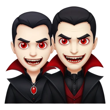 duas vampiras sticker