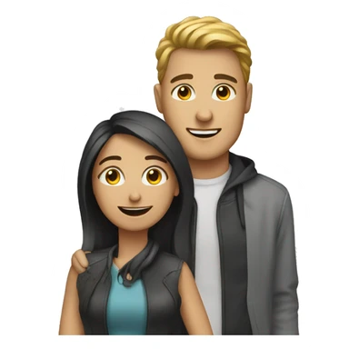 men friend with wome sticker