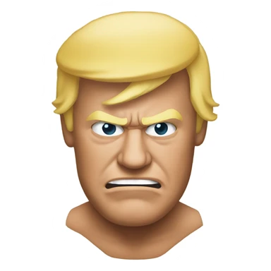 Donald Trump as wrestler sticker
