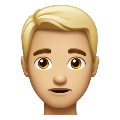 Confused eyebrow raised  sticker