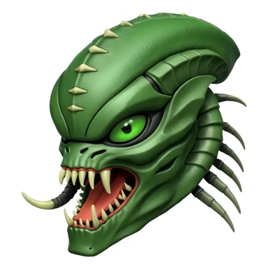 alien like in the movie predator   sticker