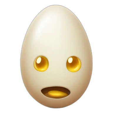 Possessed Egg face  sticker