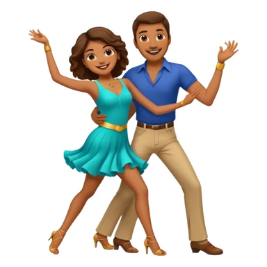 salsa dance sticker