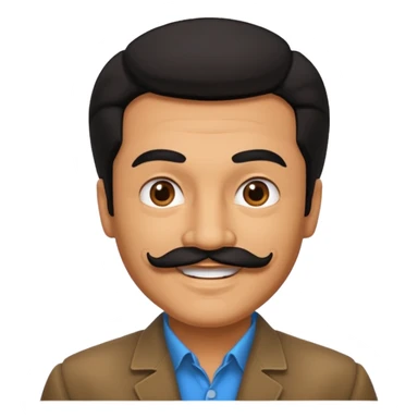 Rajnikant face sticker