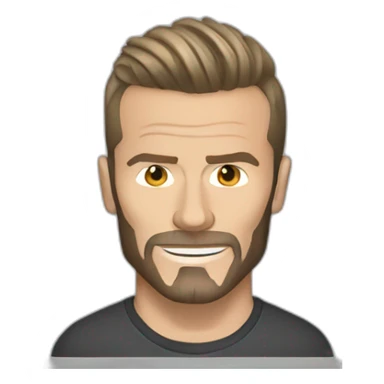 David beckham sticker
