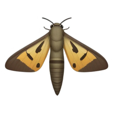 hawk moth sticker