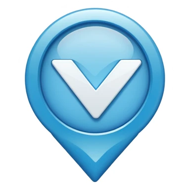Blue verification check mark like Instagram  sticker