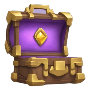 Pokemon Game LootCase Purple Chaotic Color Legendary Epic Rich Treasure sticker